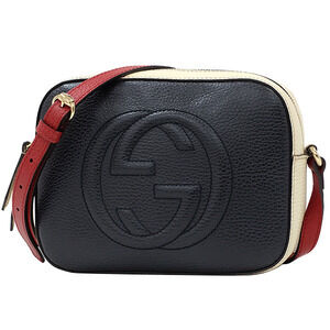 GUCCI SOHO Disco Bag Interlocking GG Tricolor Shoulder